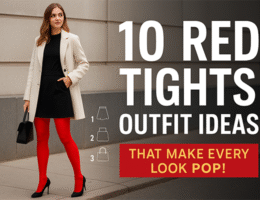 10 Red Tights Outfit Ideas