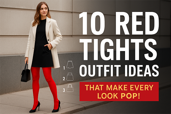 10 Red Tights Outfit Ideas