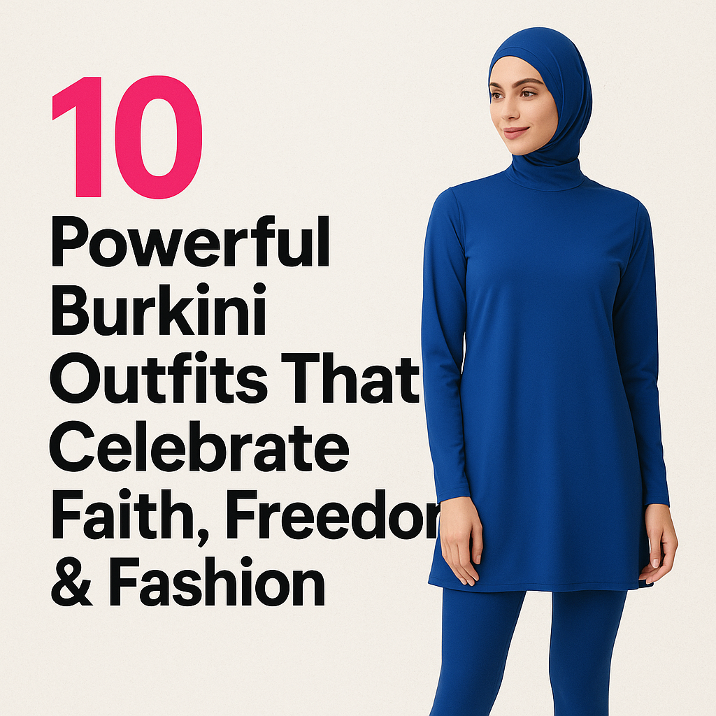 10 Powerful Burkini Outfits That Celebrate Faith, Freedom & Fashion