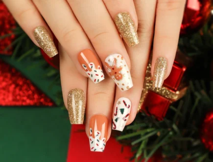 Gingerbread Nails