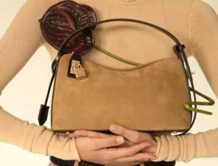 Suede hobo bags